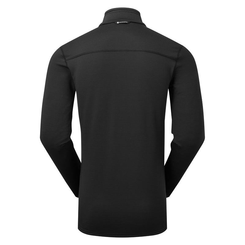 Black Montane Protium Lite Pull On Men's Fleece | PUN612EC