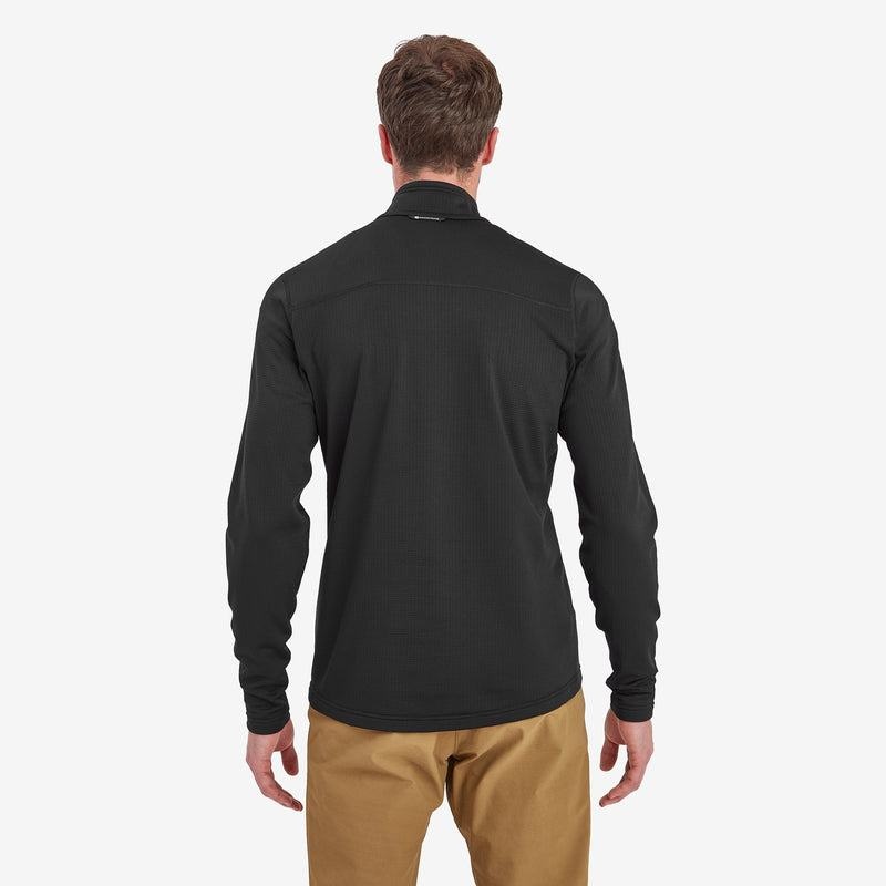 Black Montane Protium Pull On Men's Fleece | YBF5056QJ