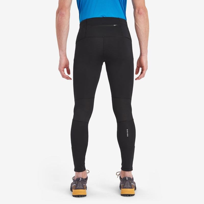 Black Montane Slipstream Trail Running Men's Leggings | AJM4357II