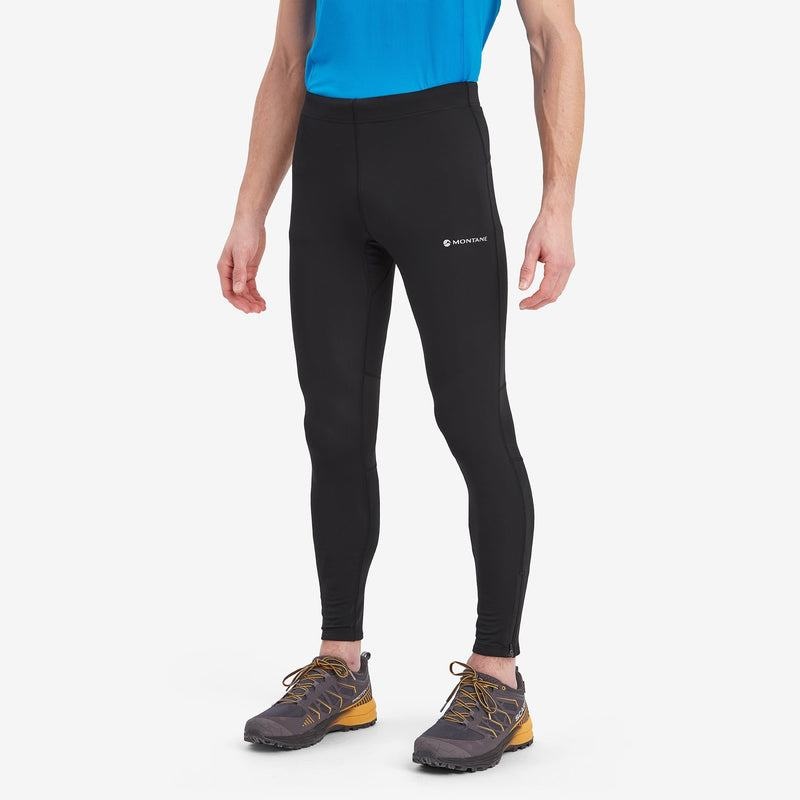 Black Montane Slipstream Trail Running Men's Leggings | AJM4357II