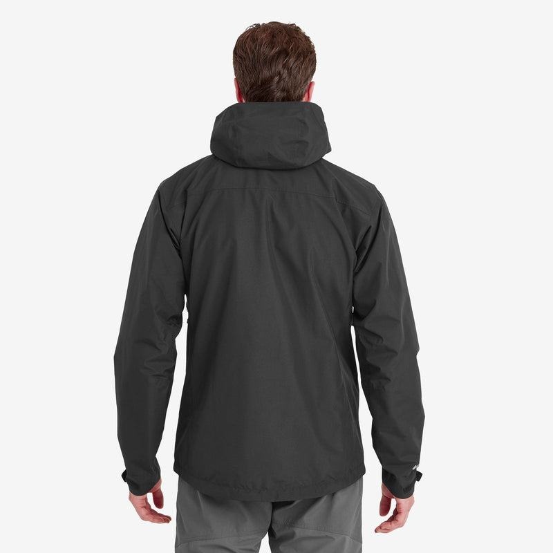 Black Montane Spirit Men's Waterproof Jackets | KZY2765WD