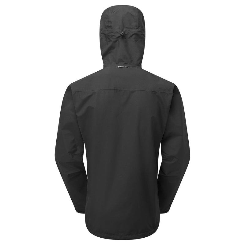 Black Montane Spirit Men's Waterproof Jackets | KZY2765WD