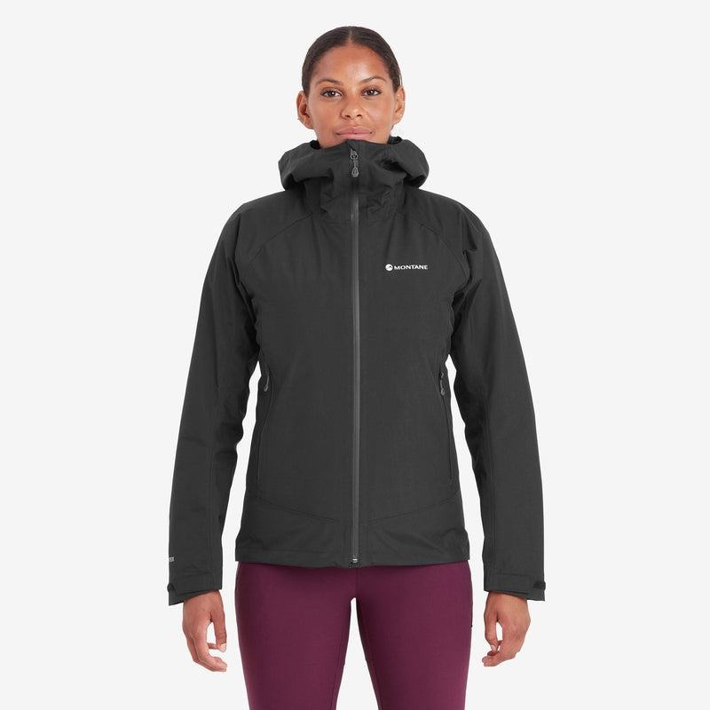 Black Montane Spirit Women's Waterproof Jackets | MXY4994GS