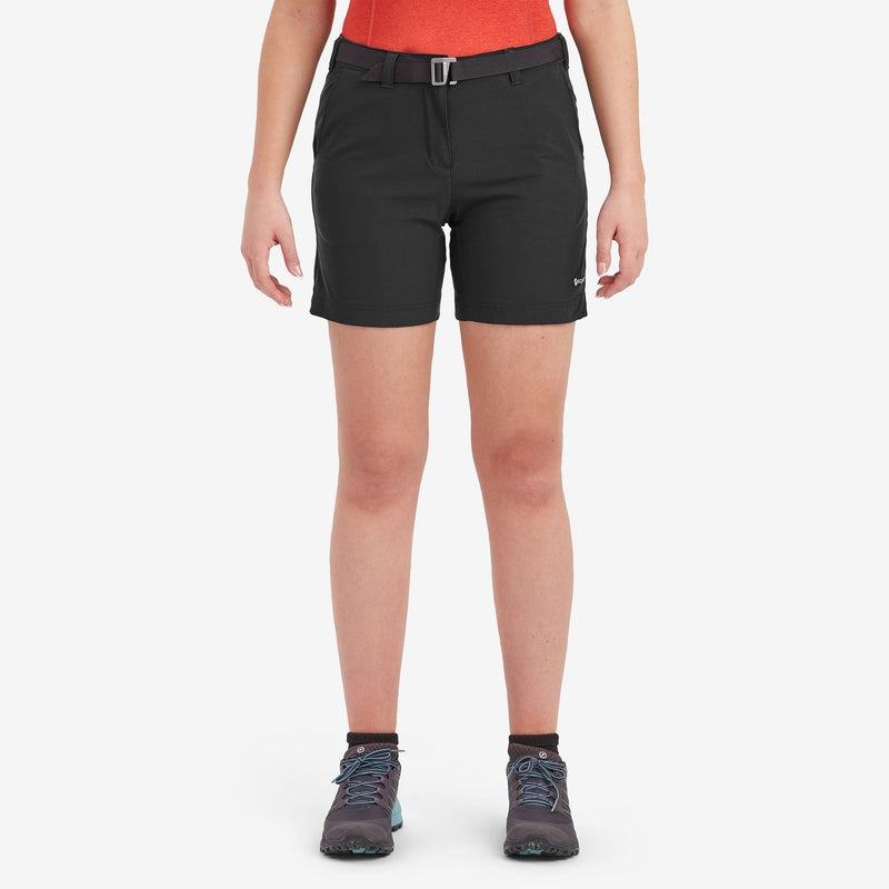 Black Montane Terra Stretch Lite Women's Shorts | ZFQ8077IF