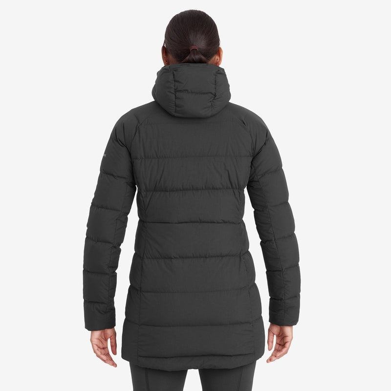 Black Montane Tundra Hooded Women's Down Jackets | HEO9712TV