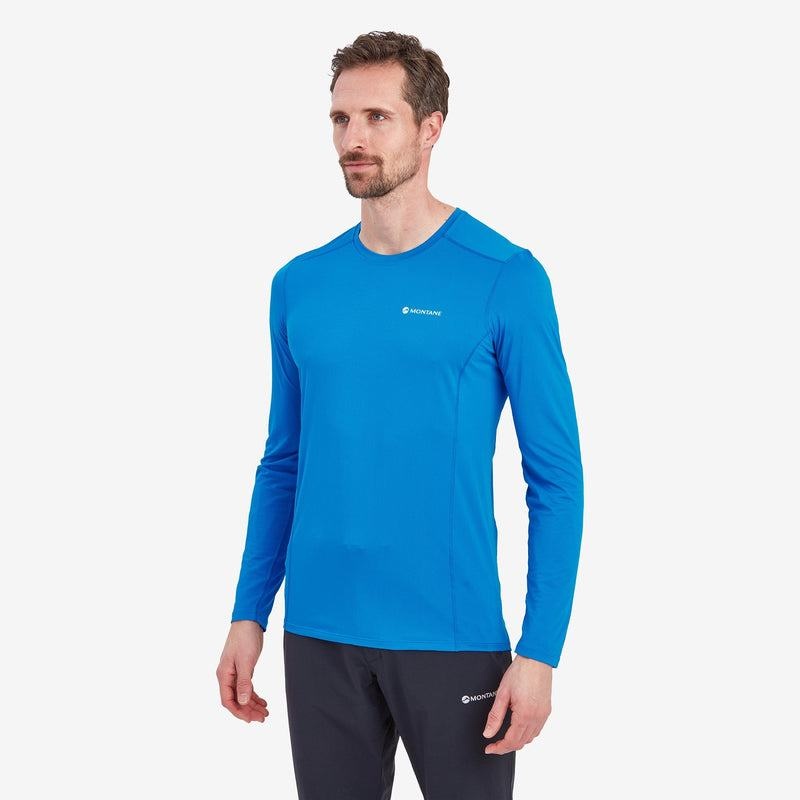 Blue Montane Dart Lite Long Sleeve Men's T Shirts | VOS5241QG