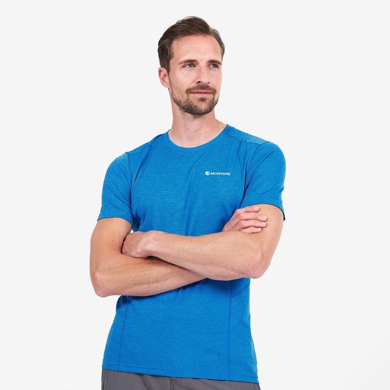 Blue Montane Dart Men's T Shirts | ZVU2965FL