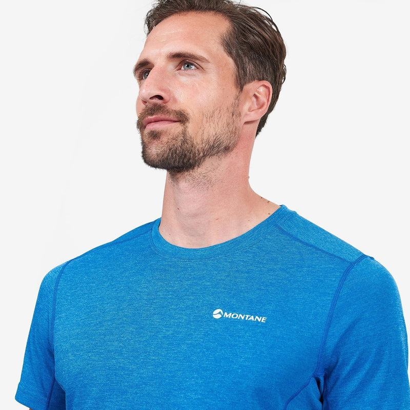 Blue Montane Dart Men's T Shirts | ZVU2965FL