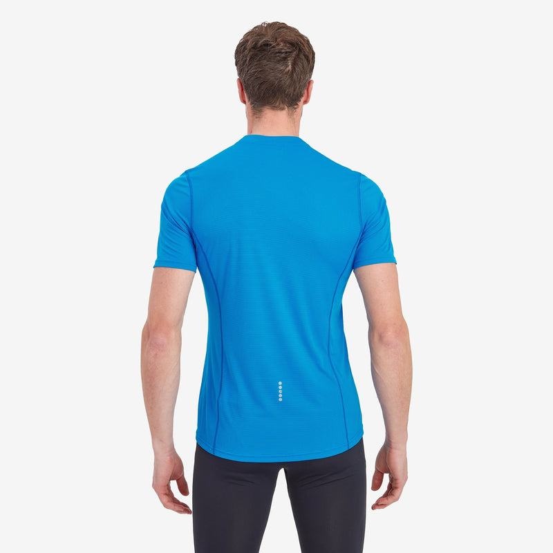 Blue Montane Dart Nano Zip Men's T Shirts | DNH1334LQ