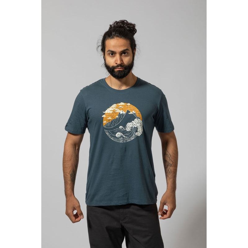 Blue Montane Great Mountain Men's T Shirts | NXO1789MK