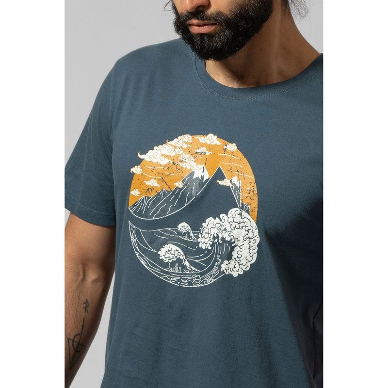 Blue Montane Great Mountain Men's T Shirts | NXO1789MK