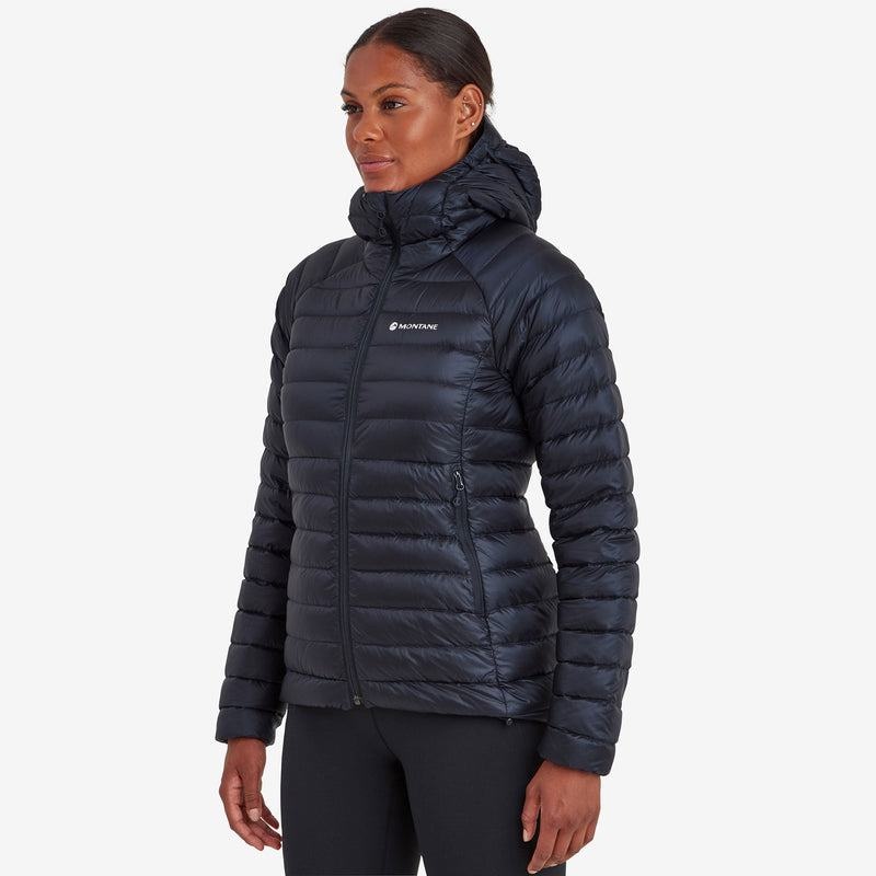 Dark Blue Montane Anti-Freeze Hooded Women's Down Jackets | ZFY5139RF