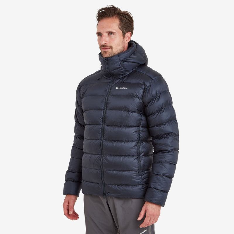 Dark Blue Montane Anti-Freeze XT Hooded Men's Down Jackets | URW7523TA