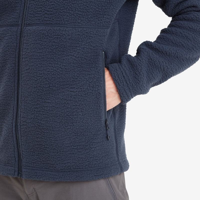 Dark Blue Montane Chonos Men's Fleece Jackets | AFQ9182HK