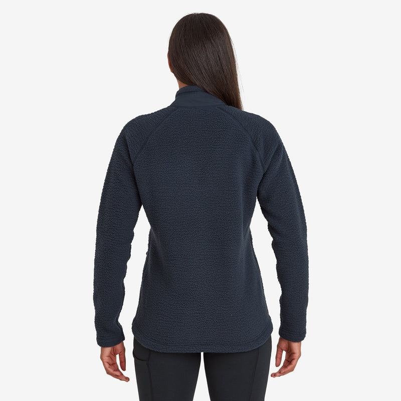 Dark Blue Montane Chonos Smock Pull On Women's Fleece | SDA8188KD