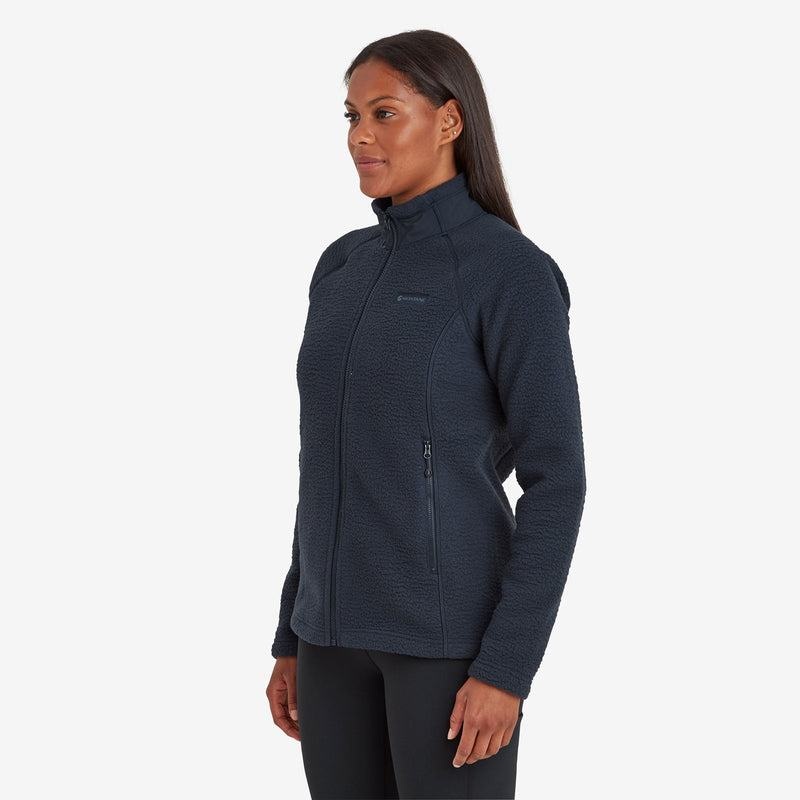 Dark Blue Montane Chonos Women's Fleece Jackets | FXV596XI