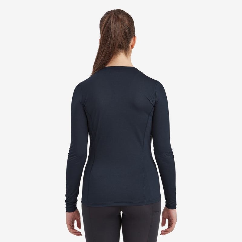 Dark Blue Montane Dart Lite Long Sleeve Women's T Shirts | JYG7557ZV