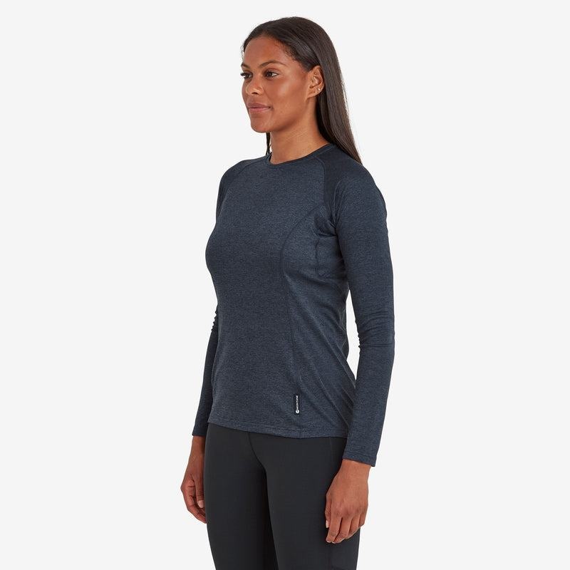 Dark Blue Montane Dart Long Sleeve Women's T Shirts | MVF269NU