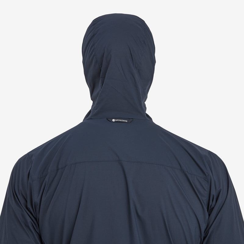 Dark Blue Montane Featherlite Hooded Windproof Men's Jackets | GWS4199OS