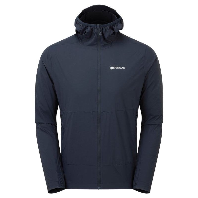 Dark Blue Montane Featherlite Hooded Windproof Men\'s Jackets | GWS4199OS