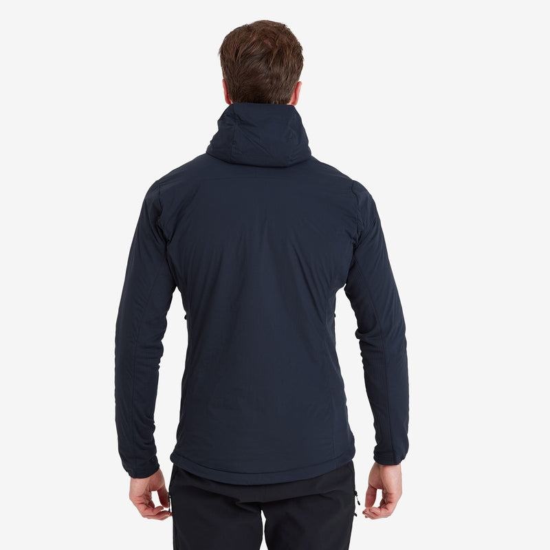 Dark Blue Montane Fireball Lite Hooded Men's Insulated Jackets | TGY7449UI