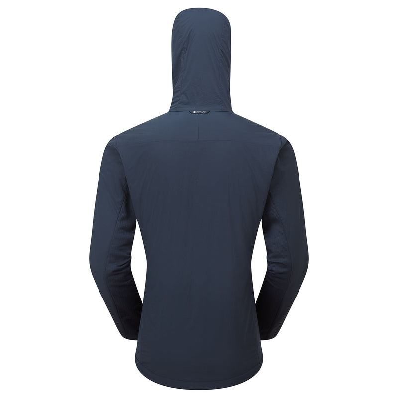 Dark Blue Montane Fireball Lite Hooded Men's Insulated Jackets | TGY7449UI