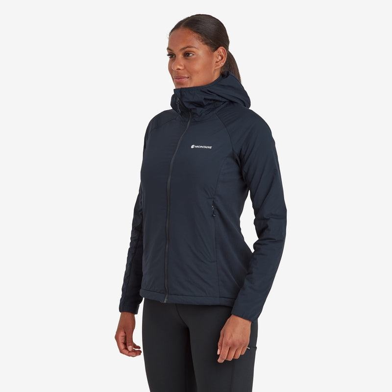 Dark Blue Montane Fireball Lite Hooded Women's Insulated Jackets | SMJ9457VH