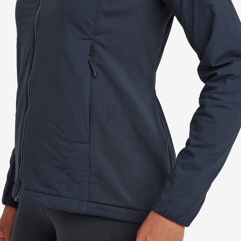 Dark Blue Montane Fireball Lite Hooded Women's Insulated Jackets | SMJ9457VH