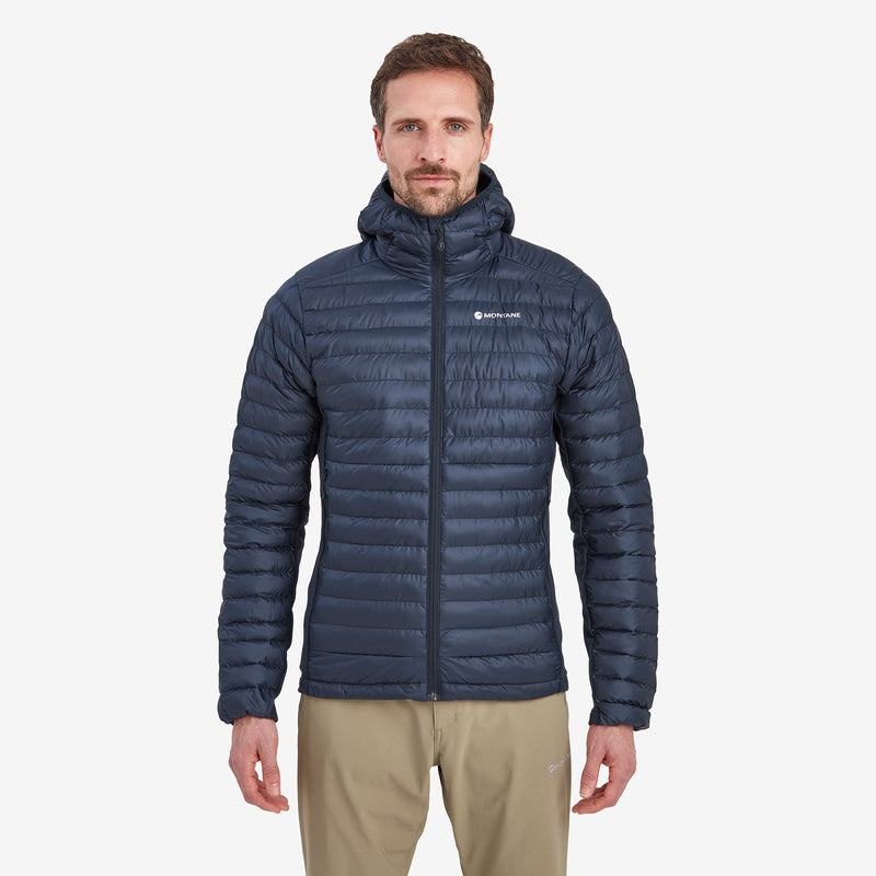 Dark Blue Montane Icarus Lite Hooded Men's Jackets | JUR1922OM