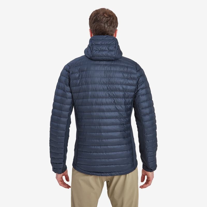 Dark Blue Montane Icarus Lite Hooded Men's Jackets | JUR1922OM