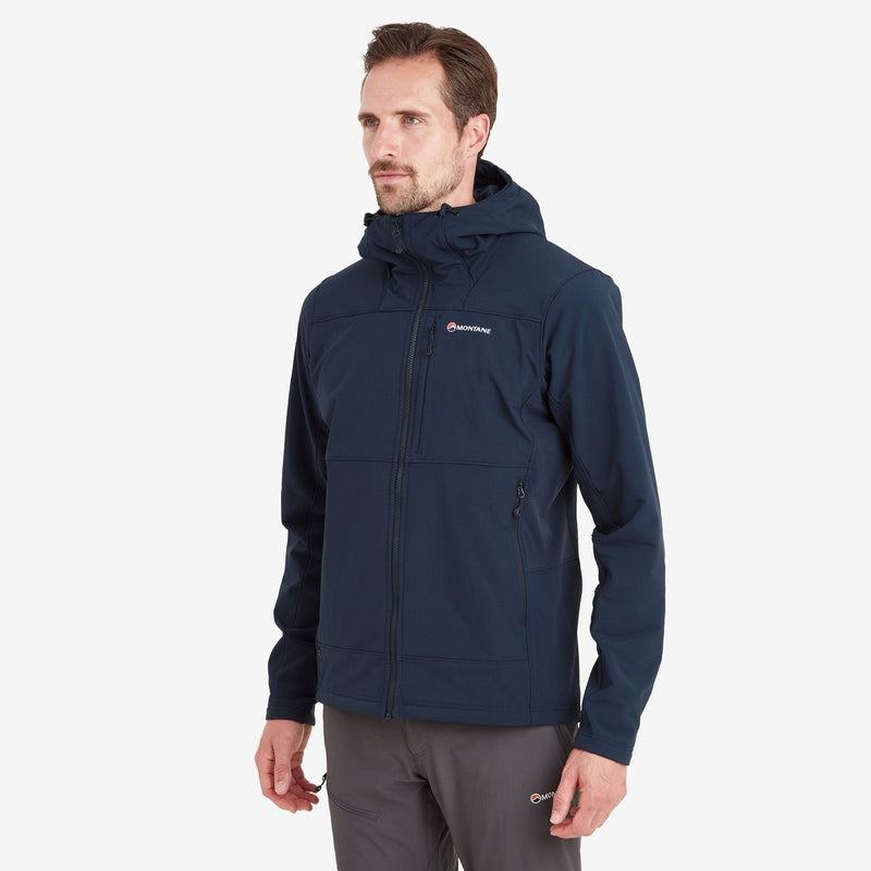 Dark Blue Montane Krypton Men's Softshell Jackets | YUR372QC