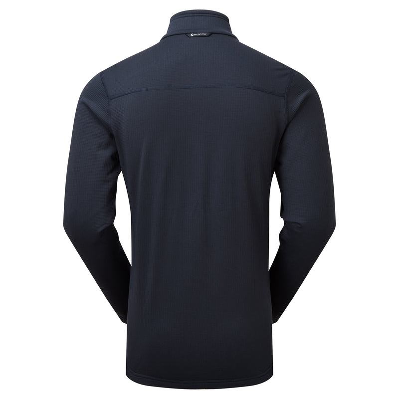 Dark Blue Montane Protium Pull On Men's Fleece | JNS8054NR