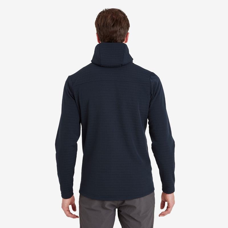 Dark Blue Montane Protium XT Hooded Men's Fleece Jackets | JZT2848TH