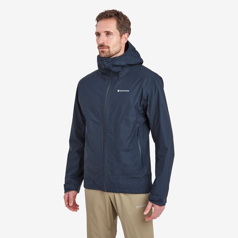 Dark Blue Montane Spirit Lite Men's Waterproof Jackets | GYW2568NN