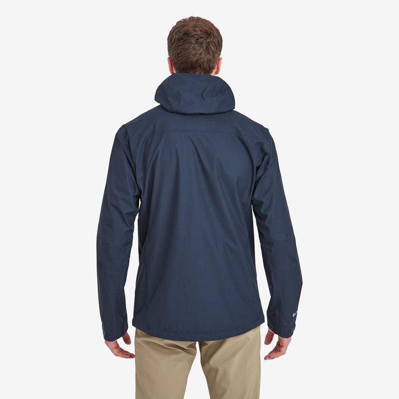 Dark Blue Montane Spirit Lite Men's Waterproof Jackets | GYW2568NN