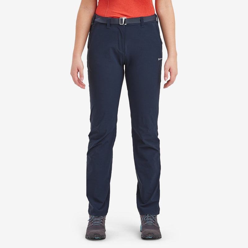 Dark Blue Montane Terra Stretch Lite Women's Trousers | PJX9299BG