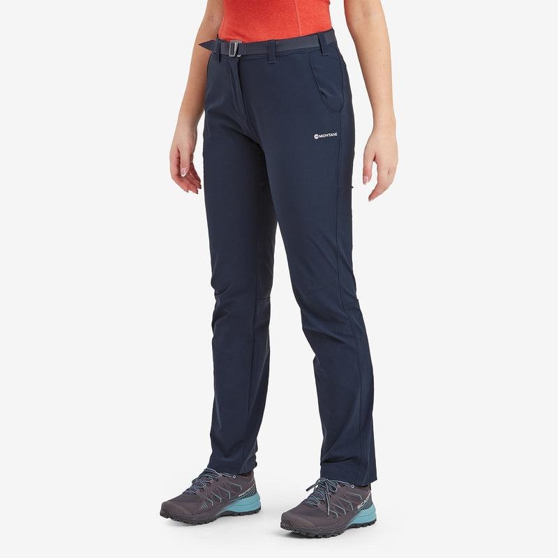 Dark Blue Montane Terra Stretch Lite Women's Trousers | PJX9299BG