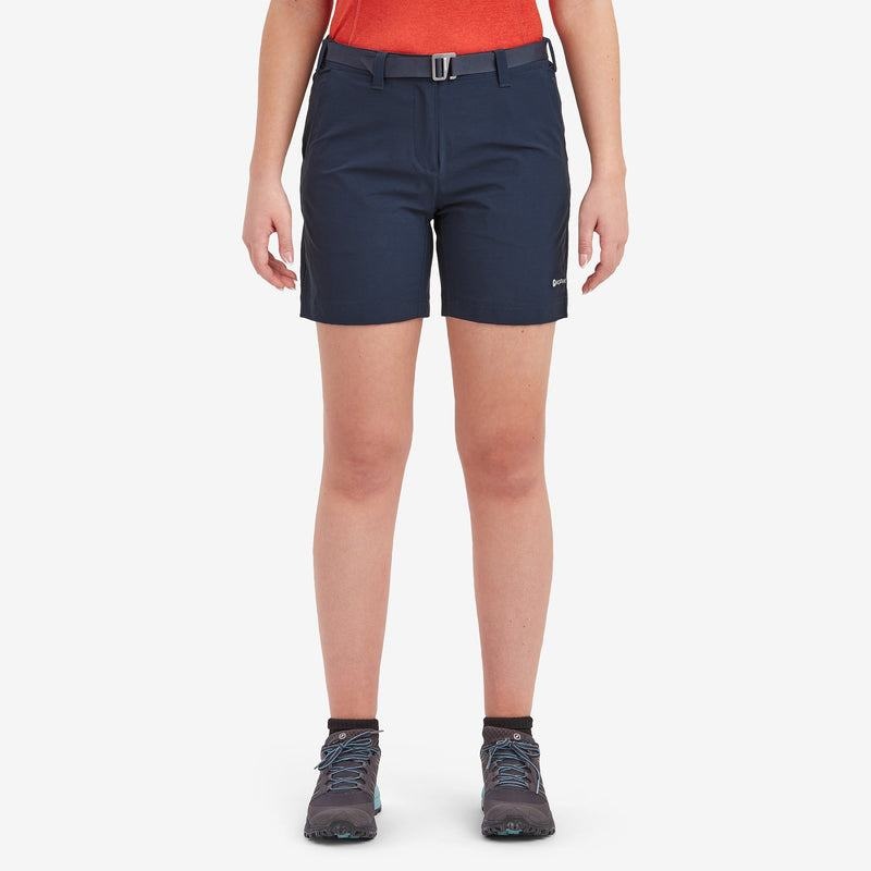 Dark Blue Montane Terra Stretch Lite Women's Shorts | MWM3929OZ