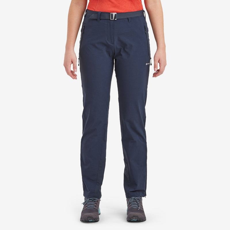 Dark Blue Montane Terra Stretch Women's Trousers | RDU2192ZY