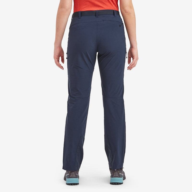 Dark Blue Montane Terra Stretch Women's Trousers | RDU2192ZY