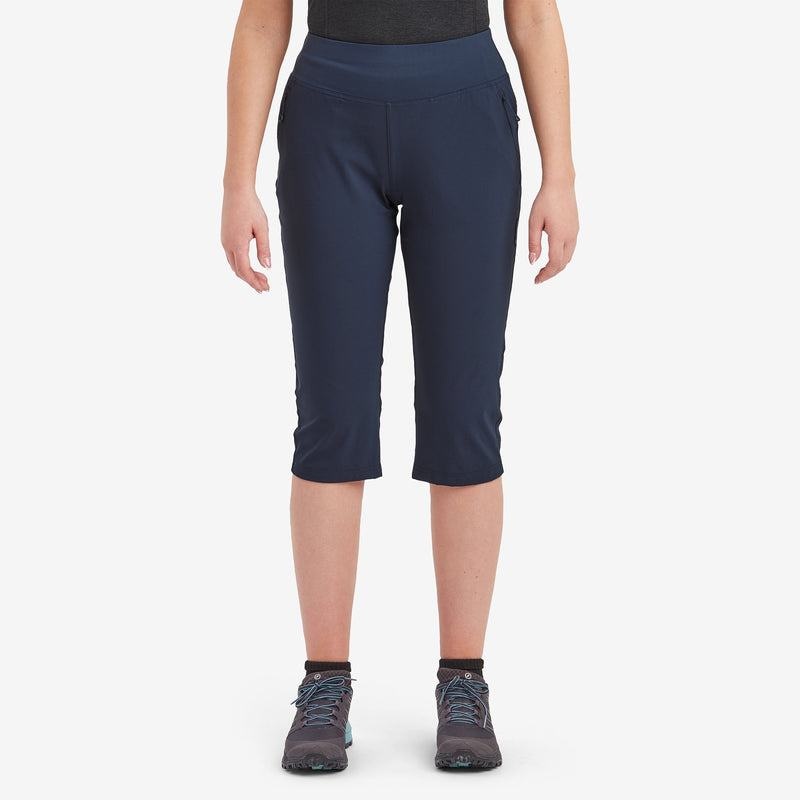 Dark Blue Montane Tucana Lite Stretch Capri 3/4 Women's Leggings | XGP2131YU