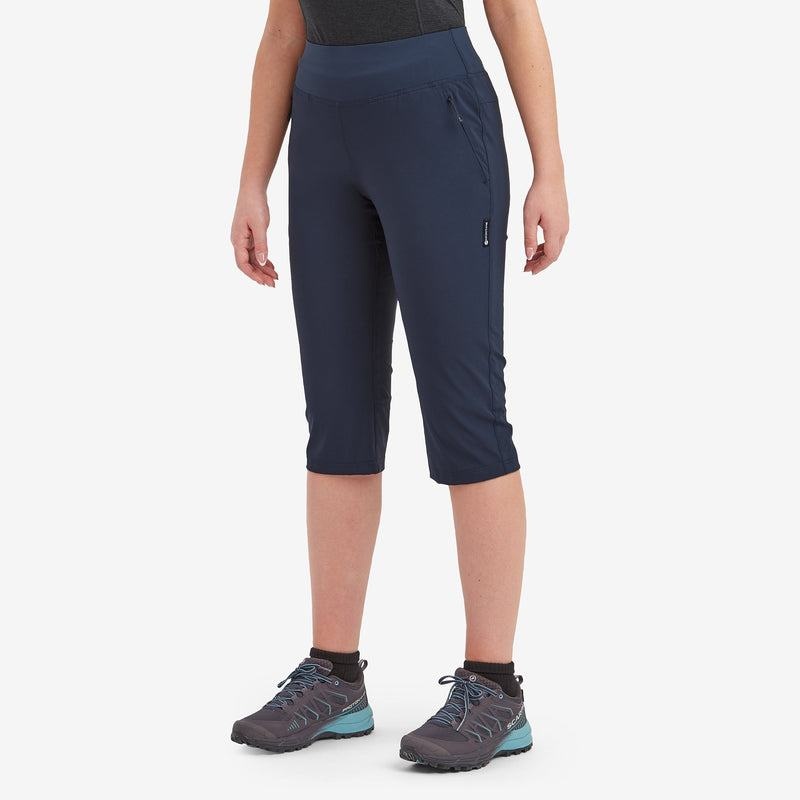 Dark Blue Montane Tucana Lite Stretch Capri 3/4 Women's Leggings | XGP2131YU