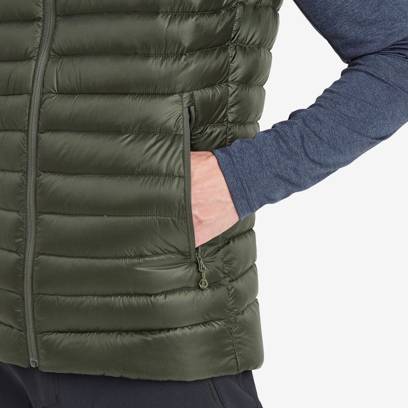 Dark Green Montane Anti-Freeze Down Men's Vest | MTF8593LS