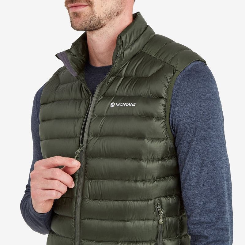 Dark Green Montane Anti-Freeze Down Men's Vest | MTF8593LS