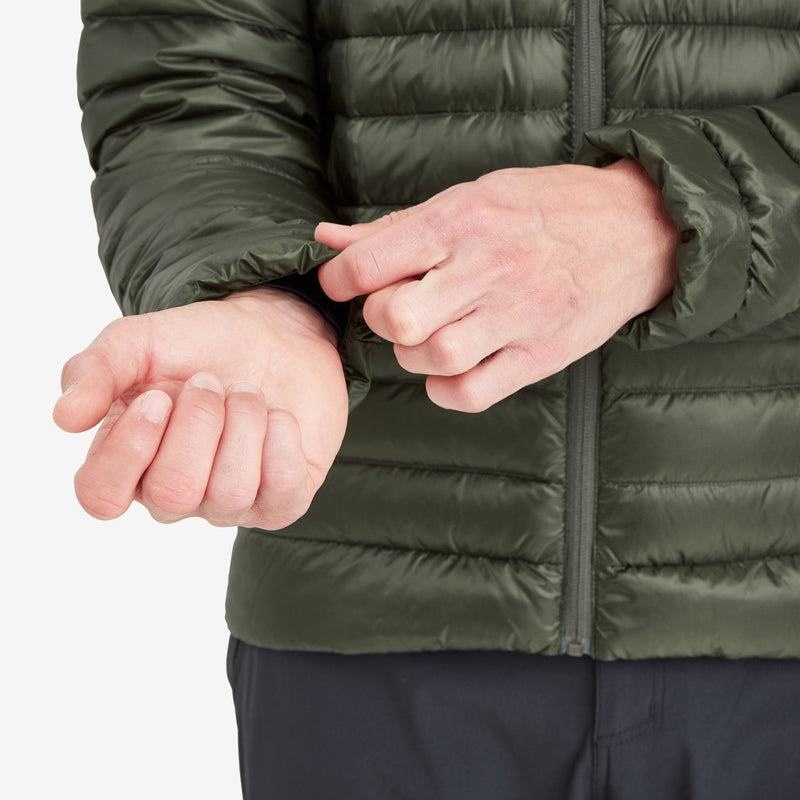 Dark Green Montane Anti-Freeze Men's Down Jackets | KNF6041AE