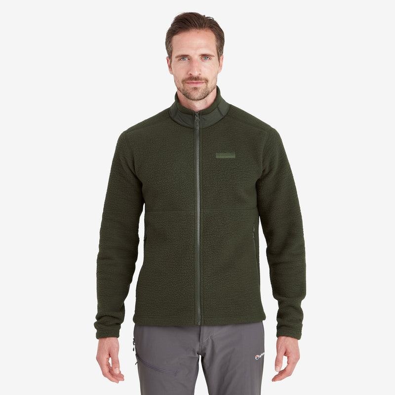 Dark Green Montane Chonos Men's Fleece Jackets | HSK1963DX