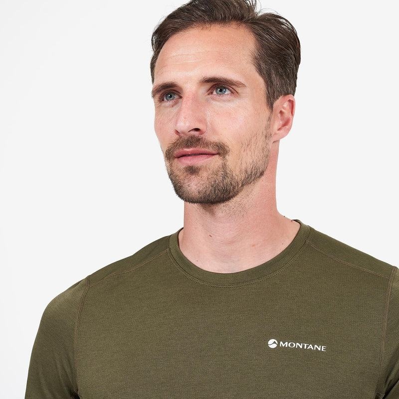 Dark Green Montane Dart Men's T Shirts | JKD6774US