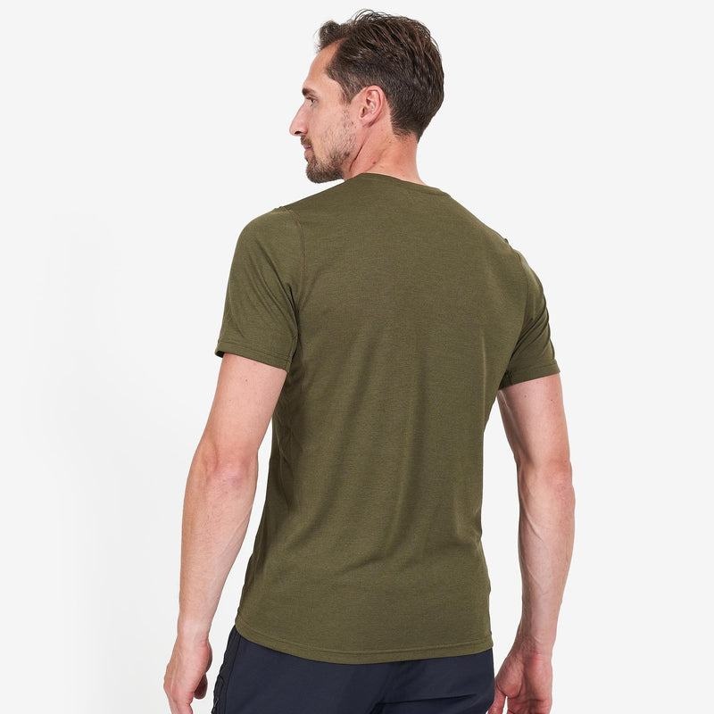 Dark Green Montane Dart Men's T Shirts | JKD6774US