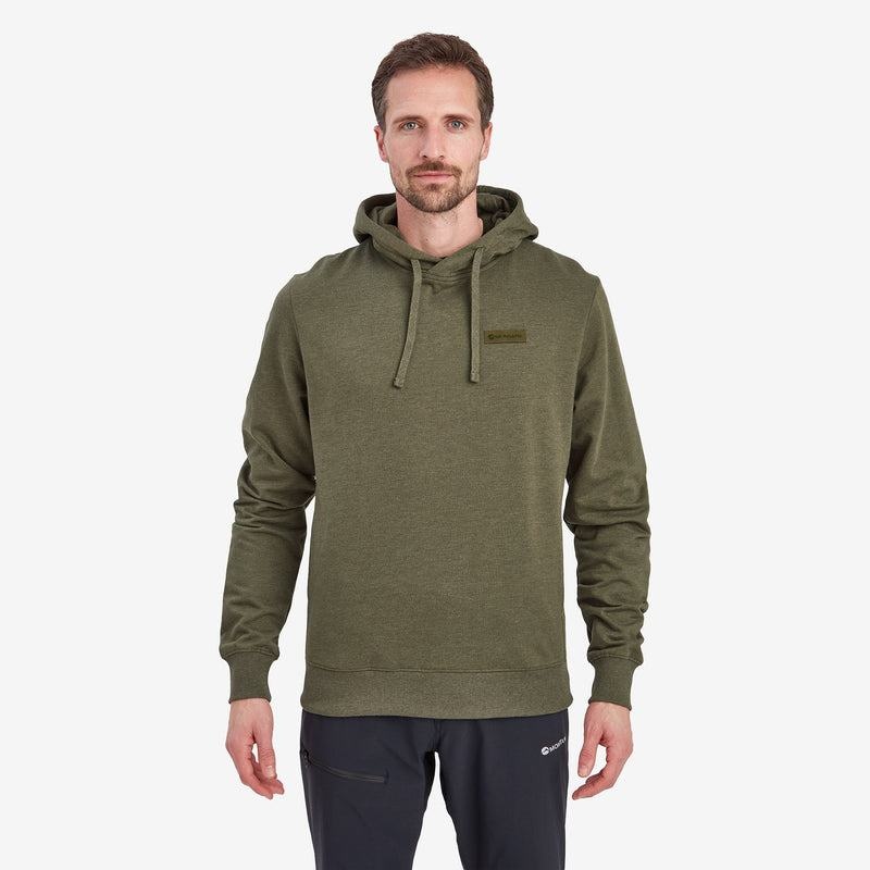 Dark Green Montane Mono Logo Men's Hoodie | NPU8610XJ