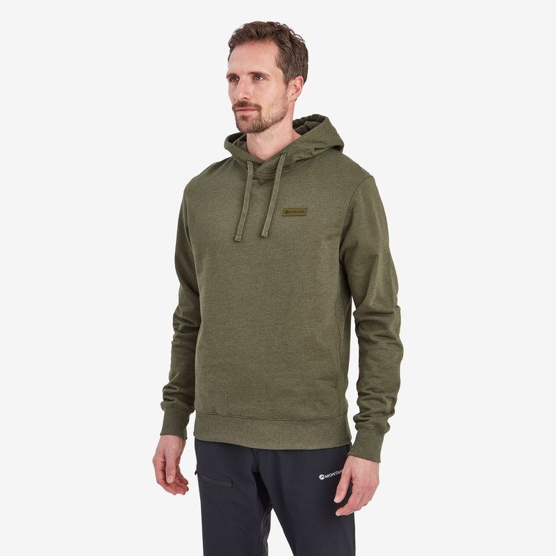 Dark Green Montane Mono Logo Men's Hoodie | NPU8610XJ